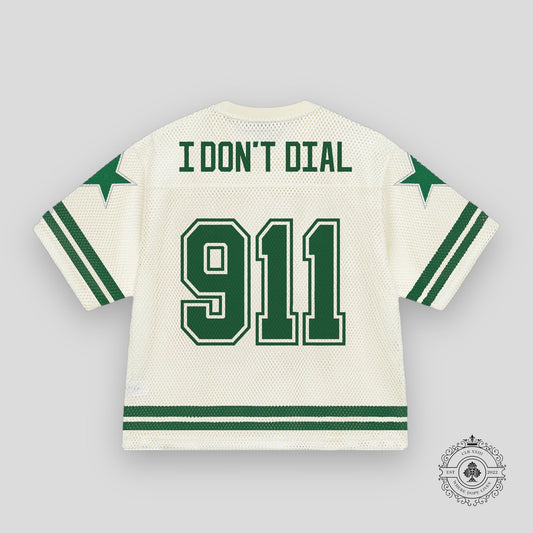 Bravest Studios 911 Football Jersey in Cream