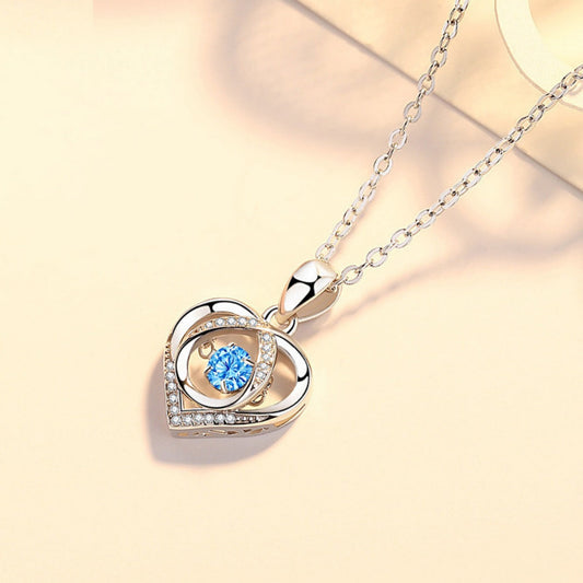 925 Sterling Silver Heart Pendant Necklace