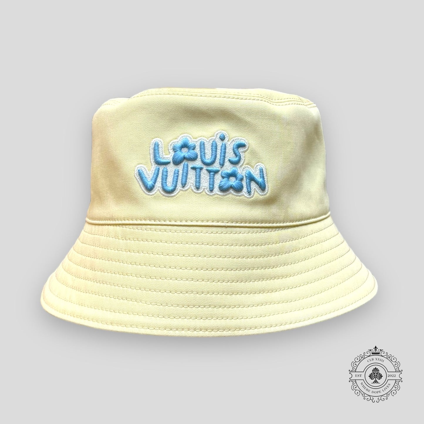 Louis Vuitton Monogram Craggy Reversible Bucket Hat in Beige