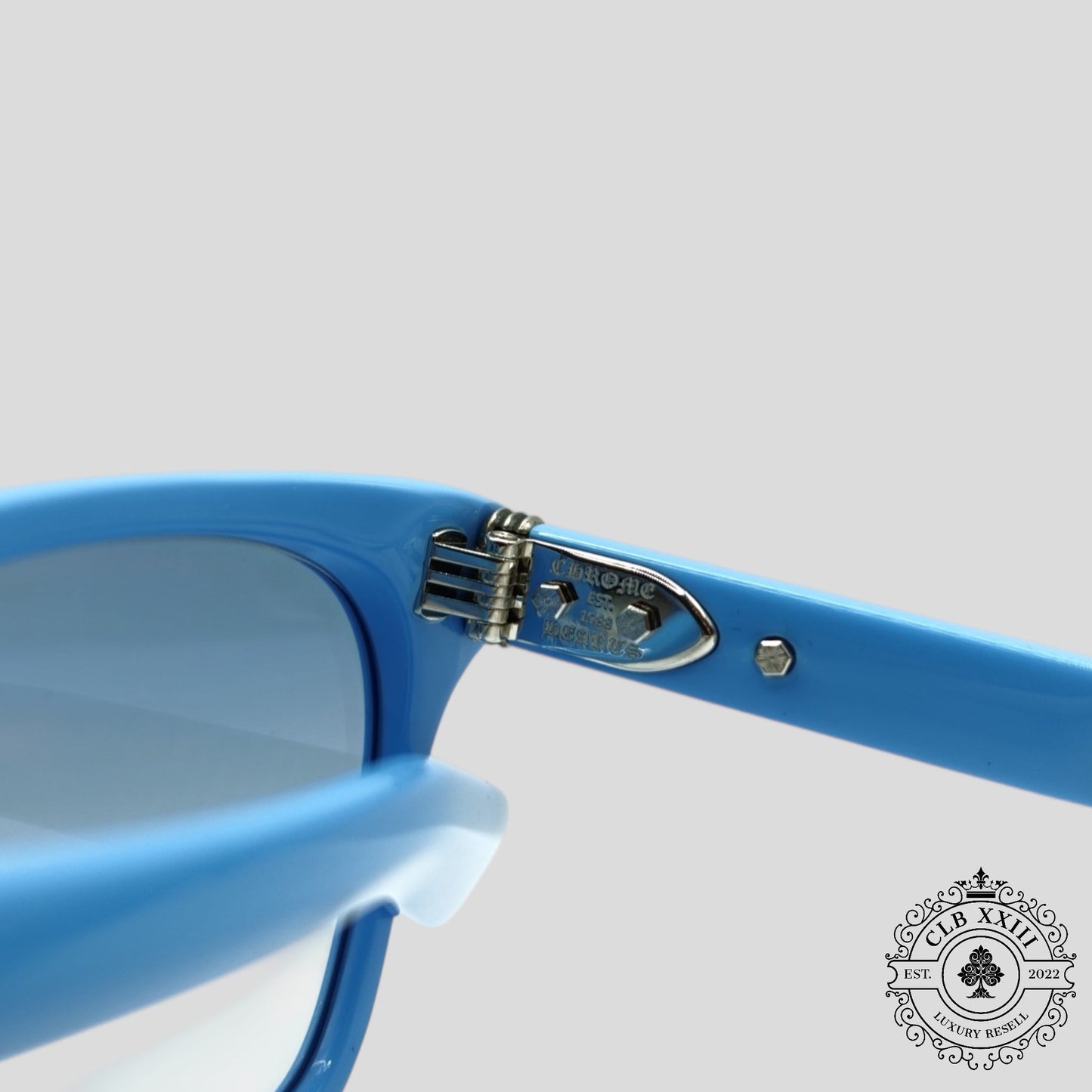 Chrome Hearts Clitterati Glasses in Blue