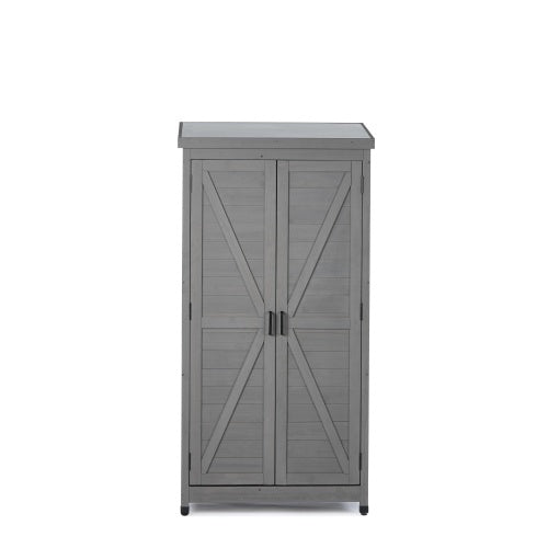 Outdoor Lockers Metal Tops, Garden Storage Sheds, Outdoor Wood High Canopy For Patio Patio Terraces