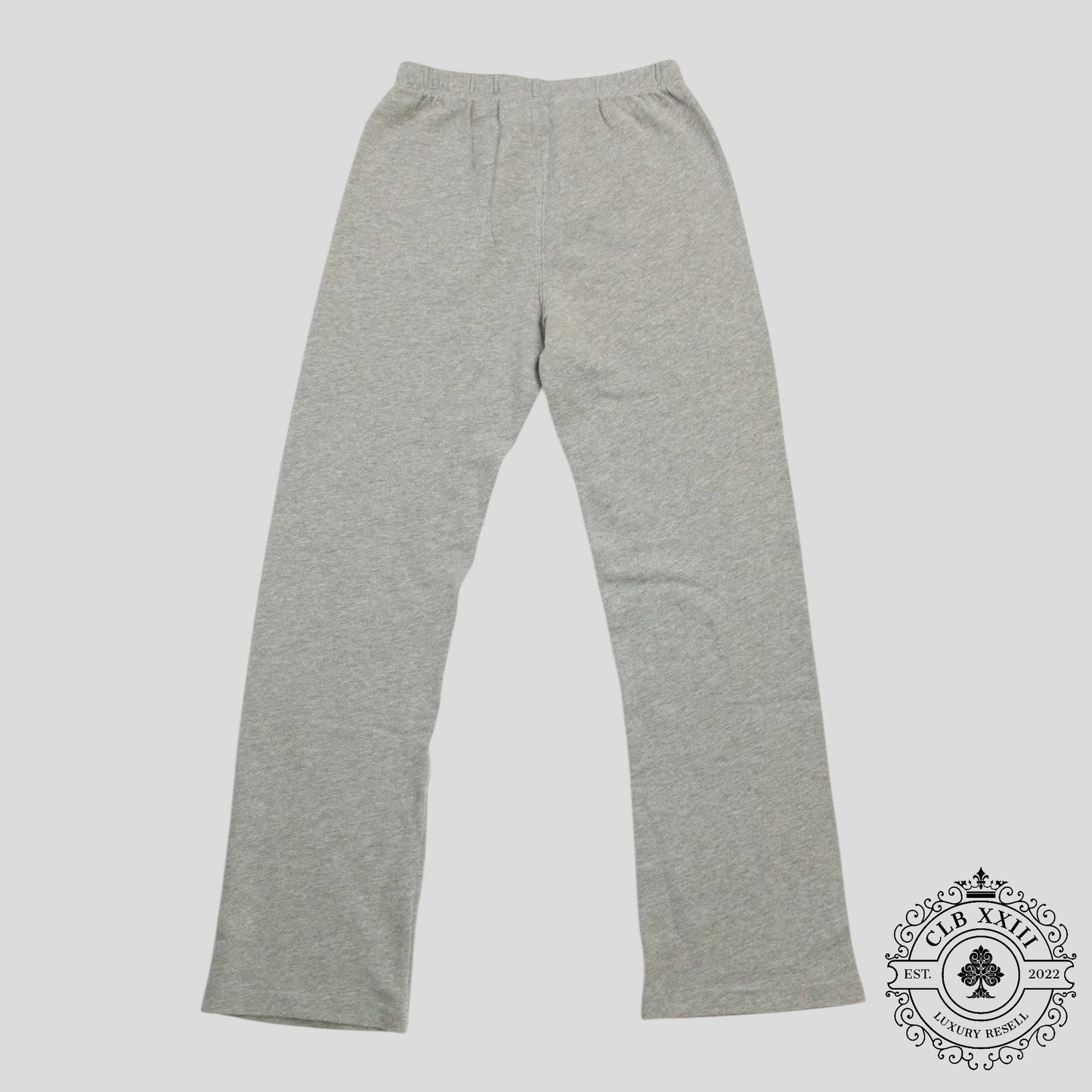 Chrome Hearts Women's Triple Cross CH Flocked Sweatpants in Grey