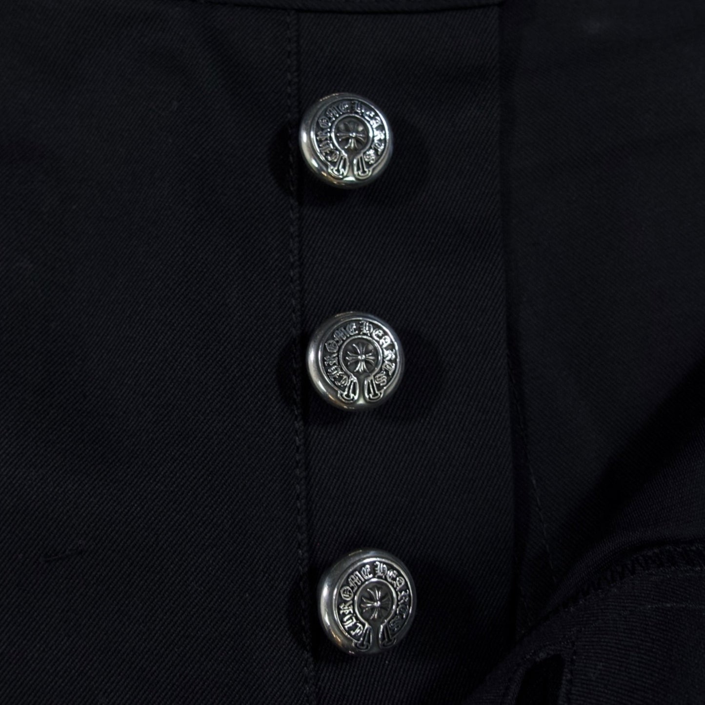 Chrome Hearts Double Knee Chino Pants in Black