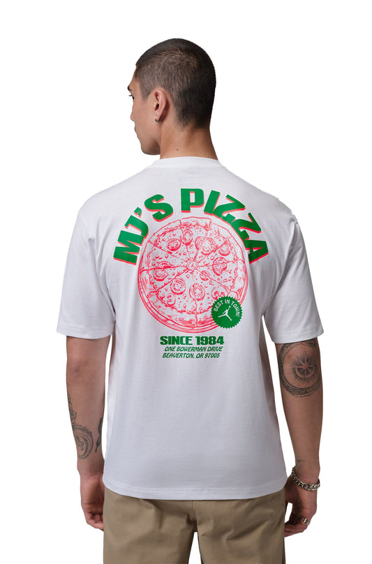 Air Jordan Mens Pizza Tee - White