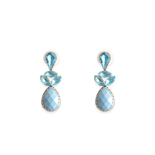 Bella in Blue Earrings In Sky Blue