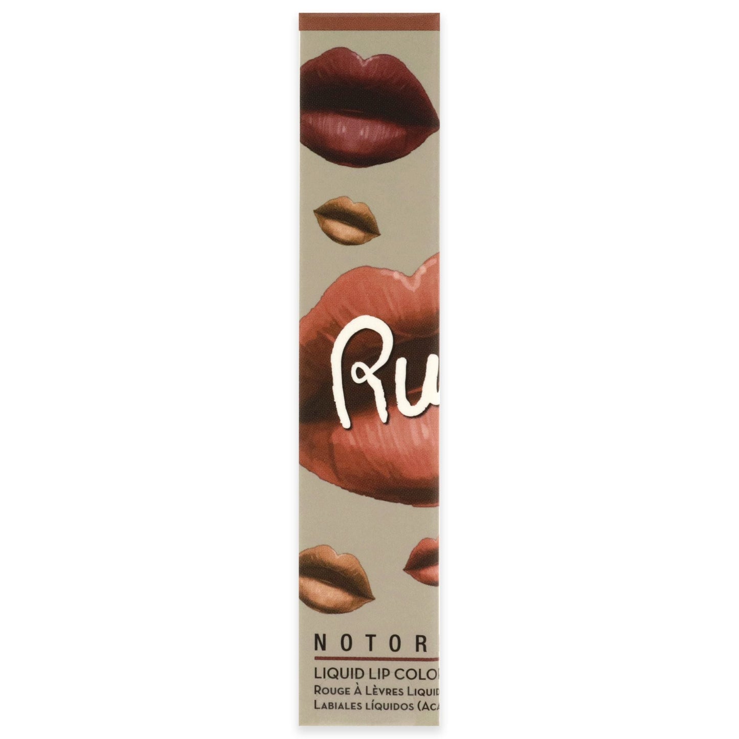 Notorious Rich Long Liquid Lip Color - Obscene Gesture by Rude Cosmetics for Women - 0.1 oz Lip Color