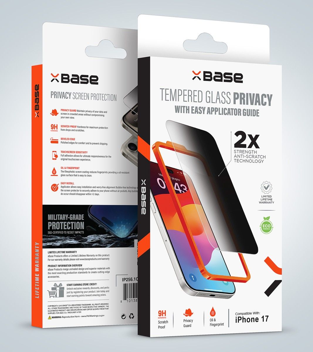 Tempered Glass Screen Protector w/Applicator made for iPhone 17 Air
