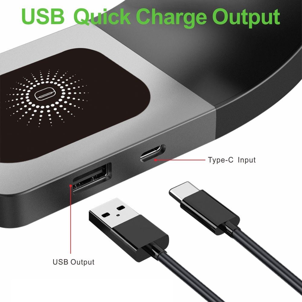 Wireless Charging Station; 3 In 1 Magnetic Fast Charging Wireless Charger Stand For Iphone 14/13/12/11/Pro/X/Max/XS/XR/8/Plus; IWatch7/6/5/4/3/2/SE Airpods 3/2/Pro