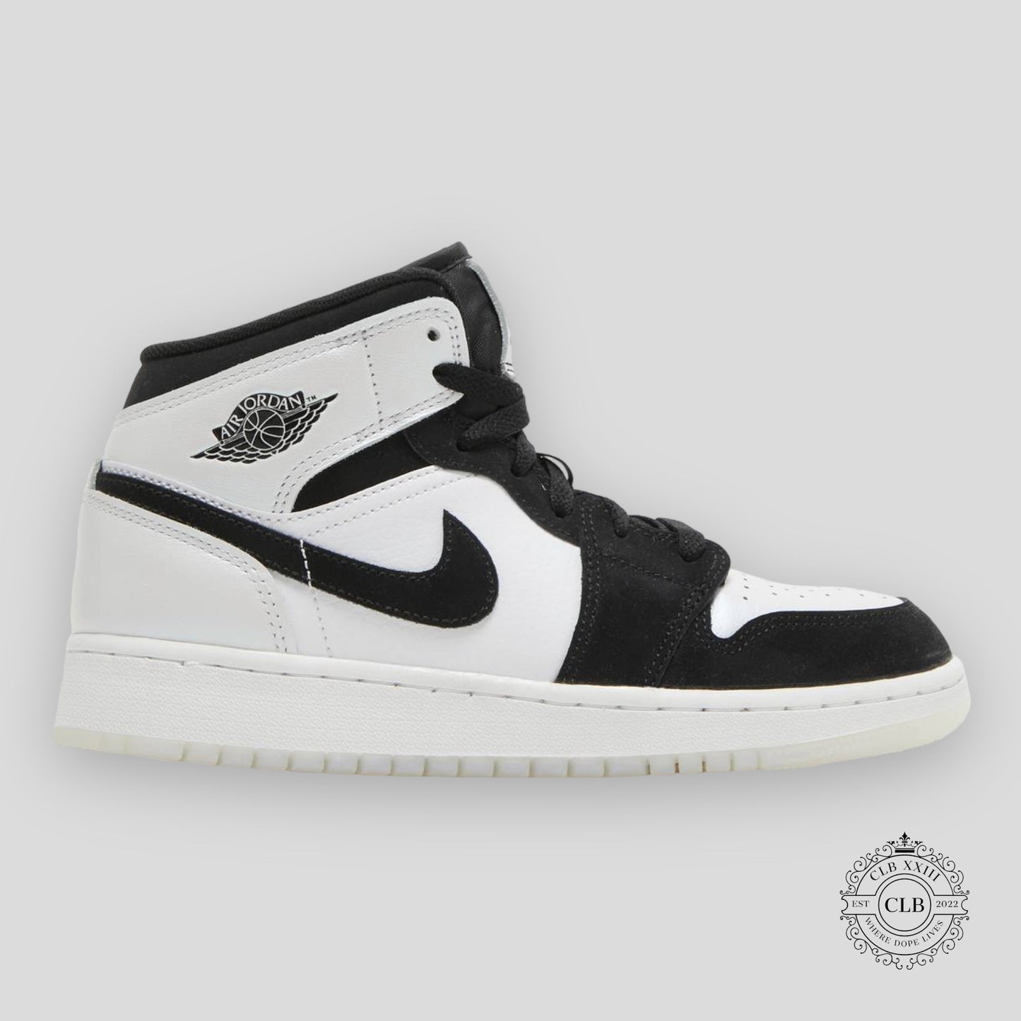 AIR JORDAN 1 MID SE (GS) "DIAMOND SHORTS"