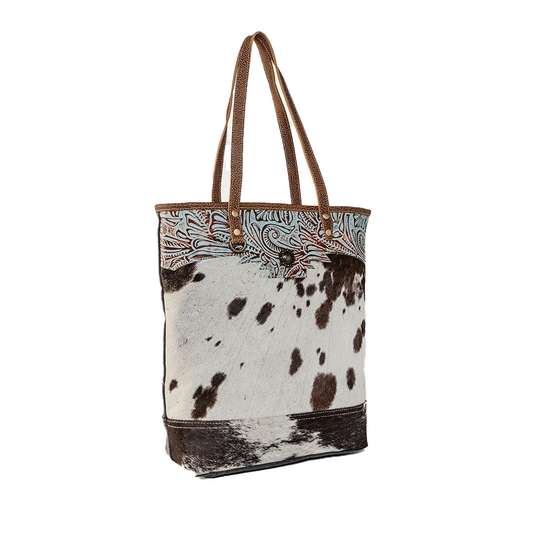 Sooty Specks Canvas & Hairon Bag