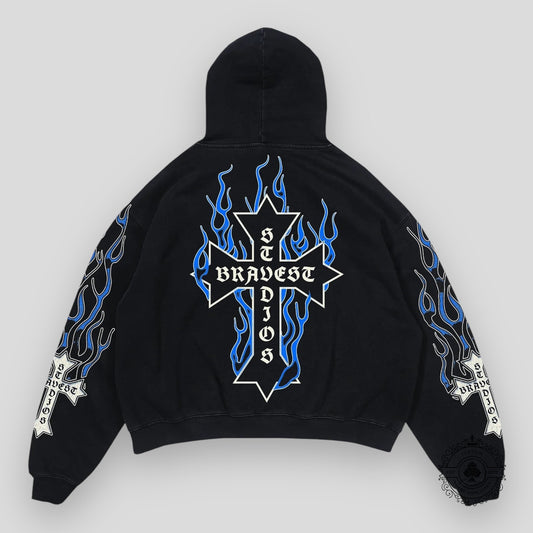 Bravest Studios Eternal Hoodie in Blue