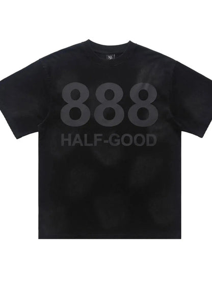 Men's 888 Half-God Graphic Washed T-Shirt