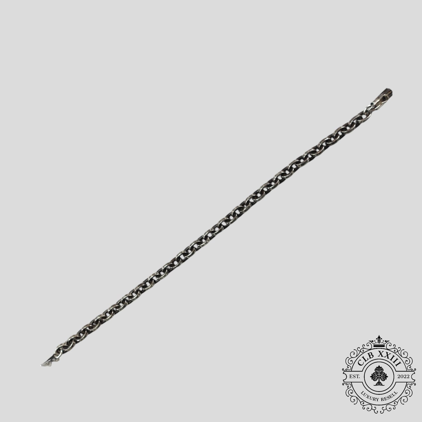 Chrome Hearts Paper Chain Bracelet in Silver