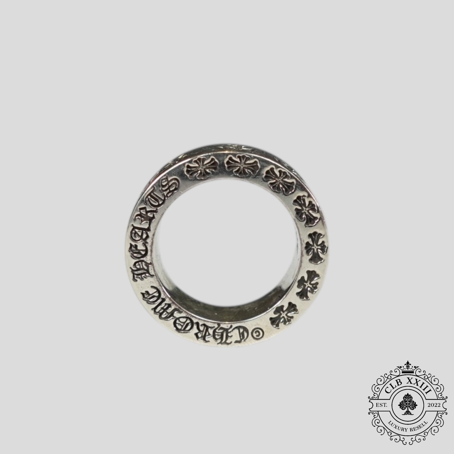 Chrome Hearts CH Forever Ring in Silver