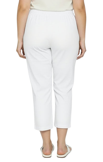 Women’s Lightweight Stretch Denim Capri Pants – Comfortable Everyday Fit