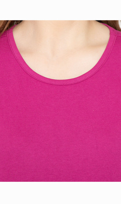 Women's Relaxed Fit Short-Sleeve Crew neck knit Tee Shirt