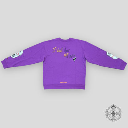 Chrome Hearts Matty Boy An That's That Crewneck in Purple