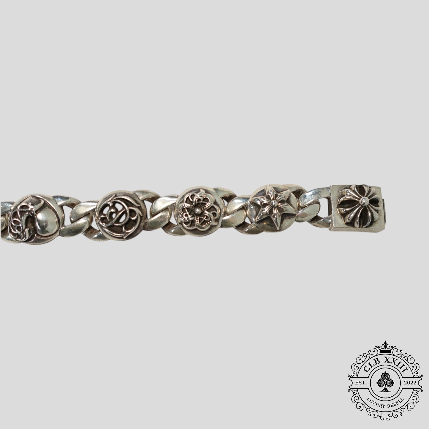 Chrome Hearts Multi Link Bracelet in Silver