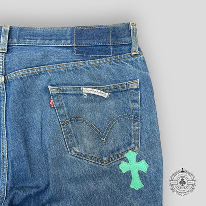 Chrome Hearts Gallery Dept. Flare Mint Patch Jeans
