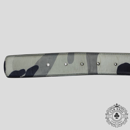 Chrome Hearts Snow Camo Belt Strap