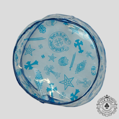Chrome Hearts Transparent Bucket Hat in Clear/Blue