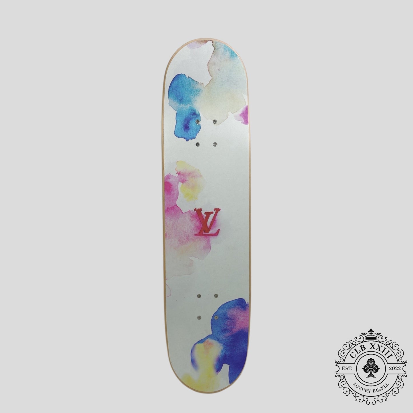 Louis Vuitton Watercolor Monogram Skateboard