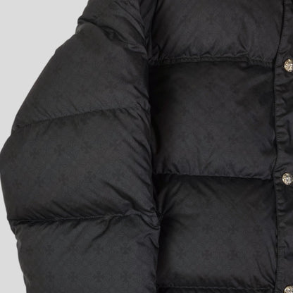 Chrome Hearts Plus Pattern Puffer in Black
