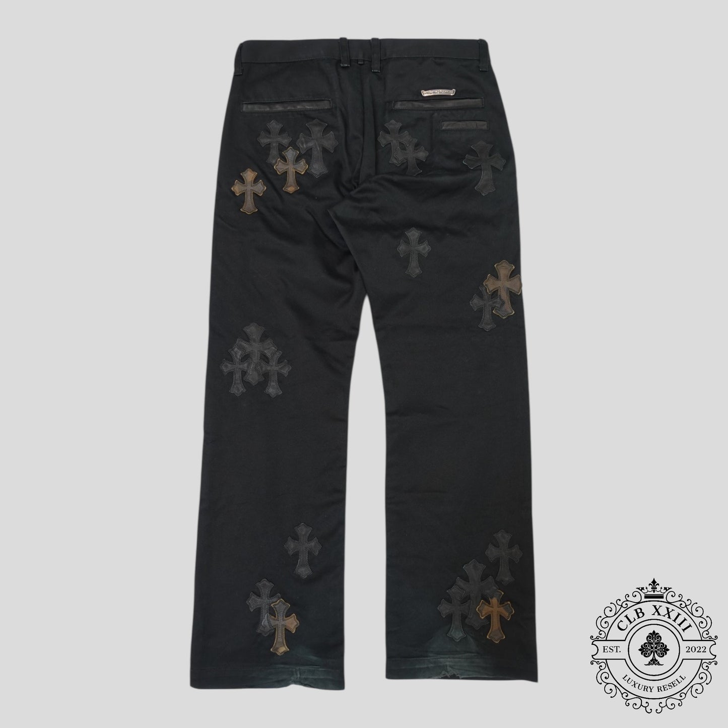 Chrome Hearts Cross Patch Chino Pants in Black/Camo