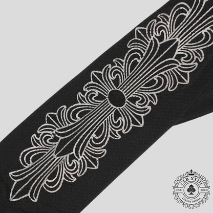 Chrome Hearts Mesh Warm Up Long Sleeve Jersey in Black