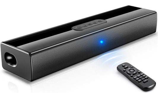 OFFSIR Sound Bar Soundbar for Smart TV16 Inch Bluetooth TV Speakers with HDMI ARC/Optical/AUX/USB Inputs Surround Sound System for TV/PC/Gaming/Projectors Home Audio Sound Bars with Remote Control