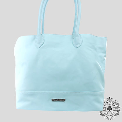 Chrome Hearts Star Patch Leather Tote Bag in Blue