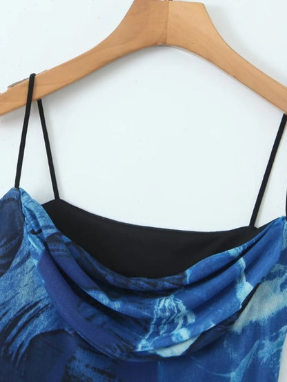 Printed Bodycon Cami Dress