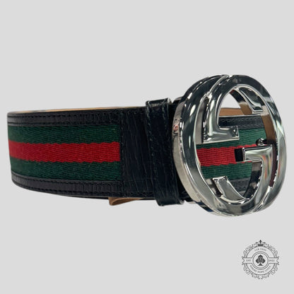 Gucci Interlocking G Web Belt