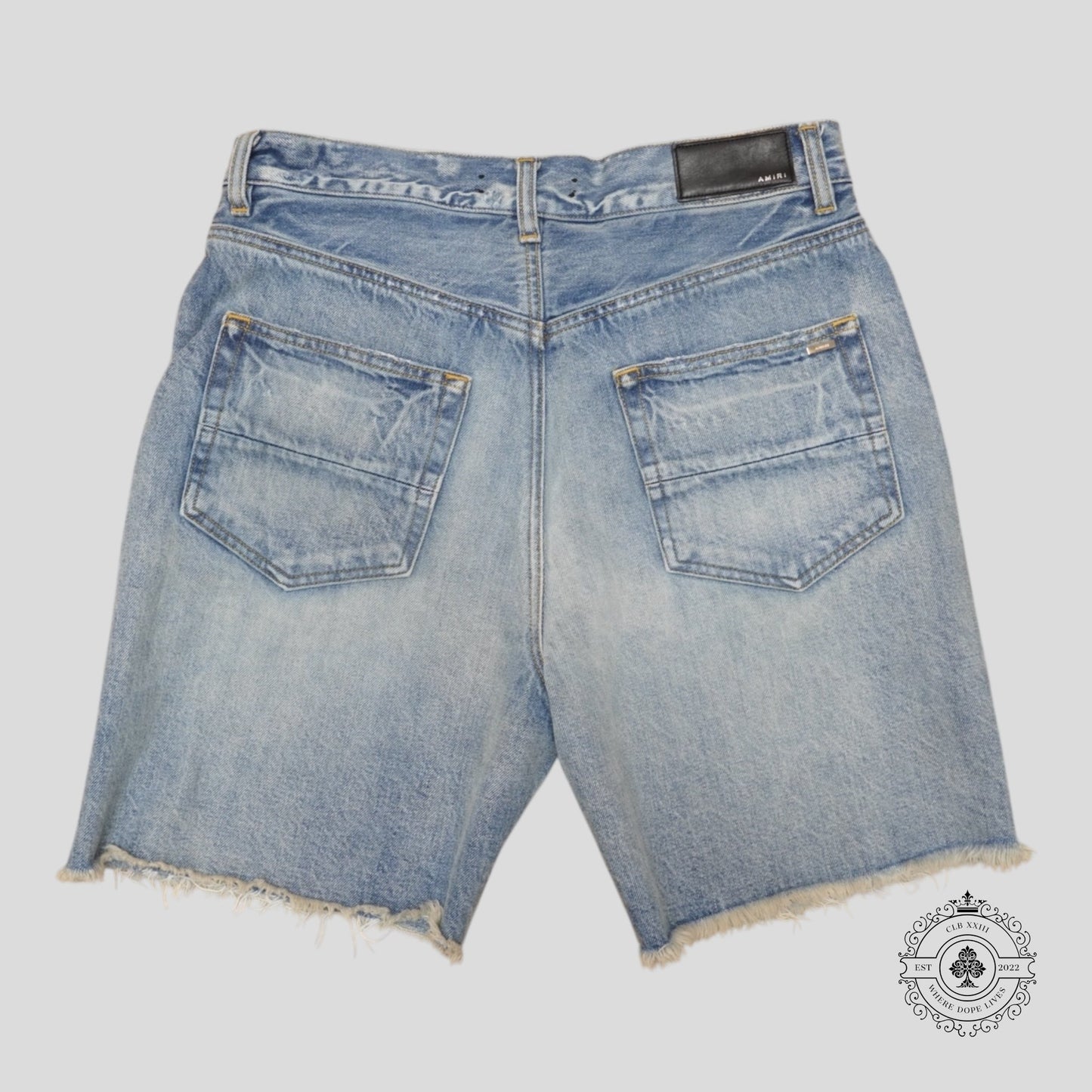 Amiri Jean Shorts in Indigo