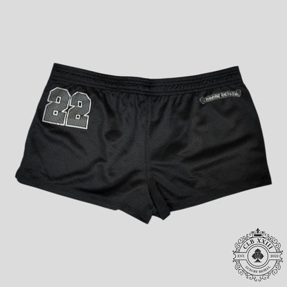 Chrome Hearts Women's Mesh Shorts in Black