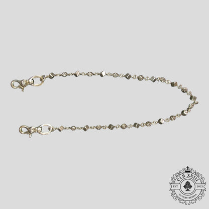 Chrome Hearts Dice & Ball Wallet Chain in Silver
