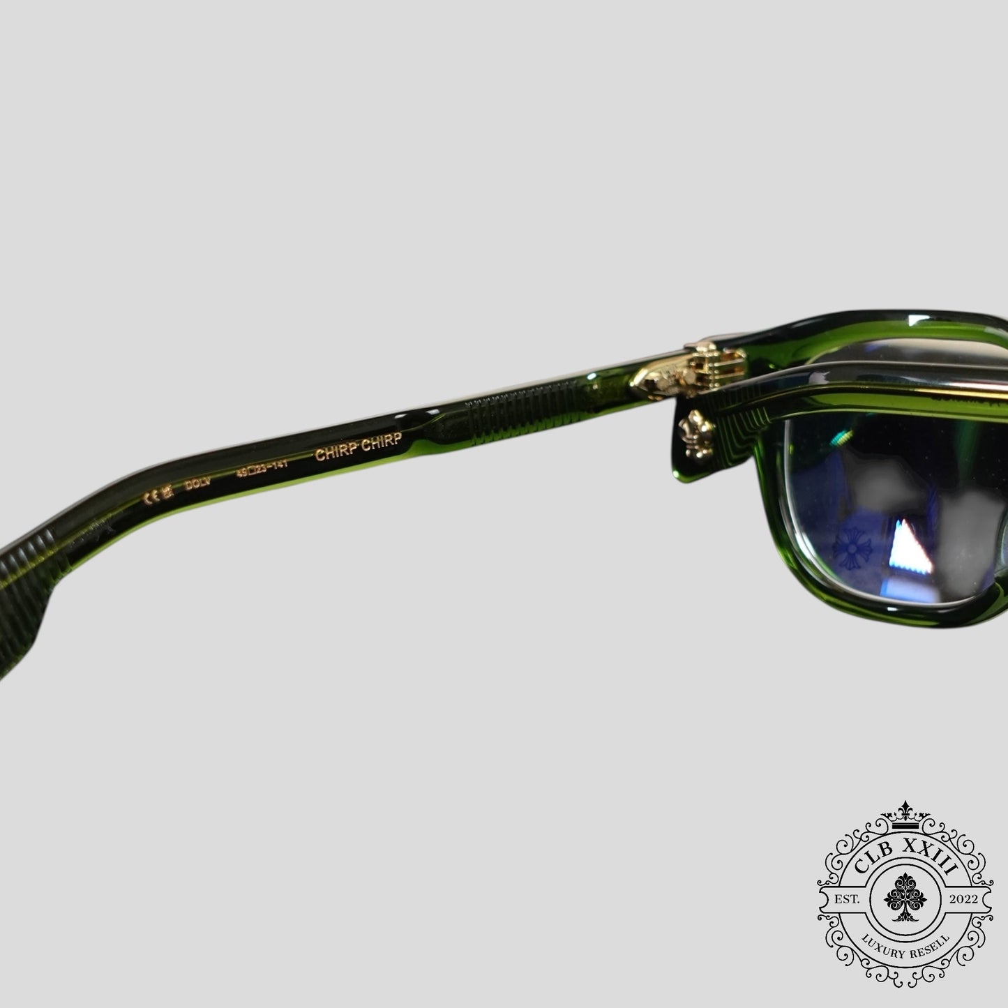 Chrome Hearts Chirp Chirp Glasses in Green