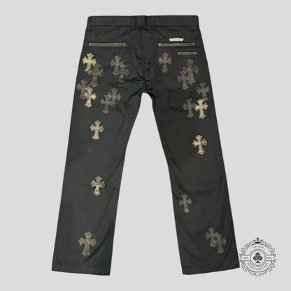 Chrome Hearts Cross Patch Chino Pants in Black / Camo