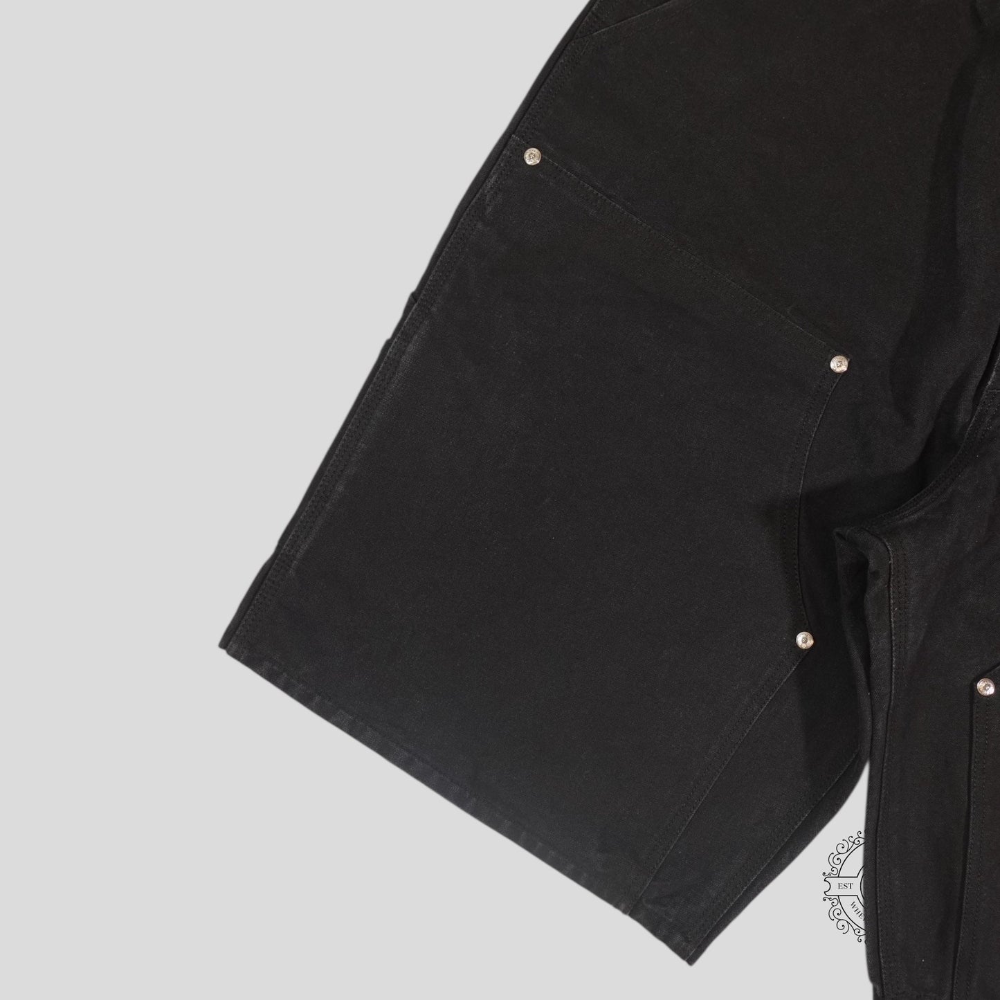 Chrome Hearts 13 Cross Patch Carpenter Shorts in Black