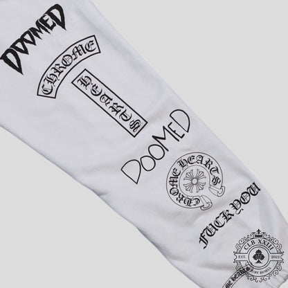 Chrome Hearts Deadly Doll Sweatpants in White