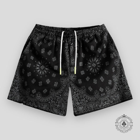 Bravest Studios Carbon Paisley Shorts