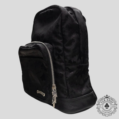 Chrome Hearts 7th Grade Multi Motif Nylon Mini Backpack in Black