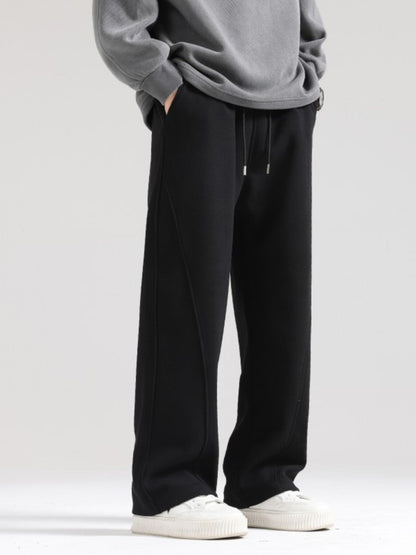 Men's Plus Size Wide Leg Casual Pants