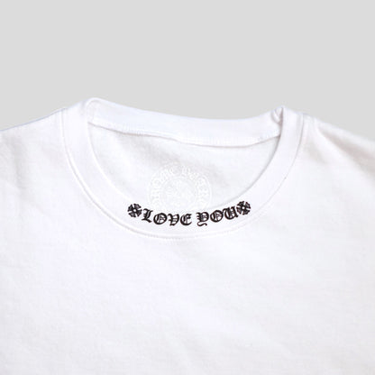 Chrome Hearts Love You Crewneck in White