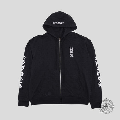 Chrome Hearts Plus Monogram Zip Up Hoodie