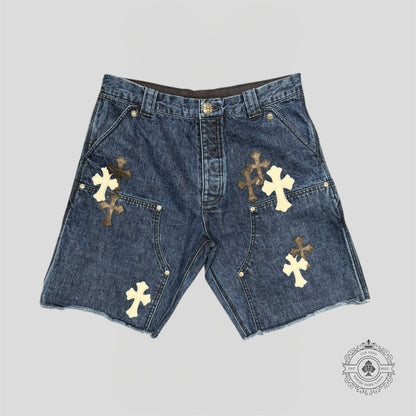 Chrome Hearts Cross Patch Shorts