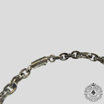 Chrome Hearts Paper Chain Bracelet in Silver