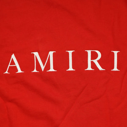 Amiri MA Logo Crewneck in Red