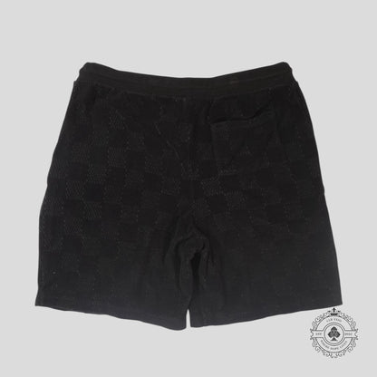 Louis Vuitton Damier French Terry Shorts in Black