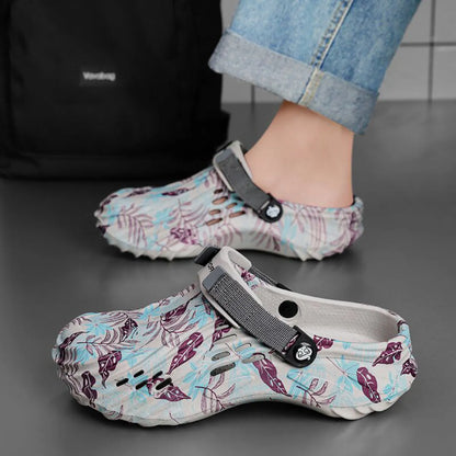 Men's Floral Pattern Comfort Breathable Sandals